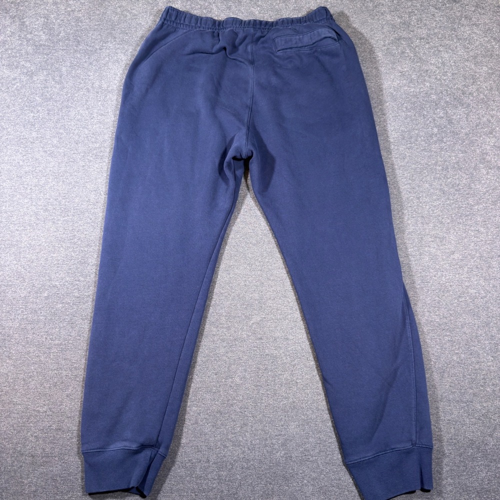 Nike Joggers Men L Blue Club Fleece Sweatpants Elastic Waist Cuffs Pockets - Picture 3 of 8